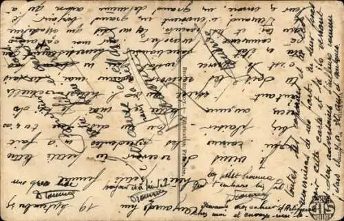 Ak Zwei Jungen in Kopfsalat, Pickelhaube, Humor