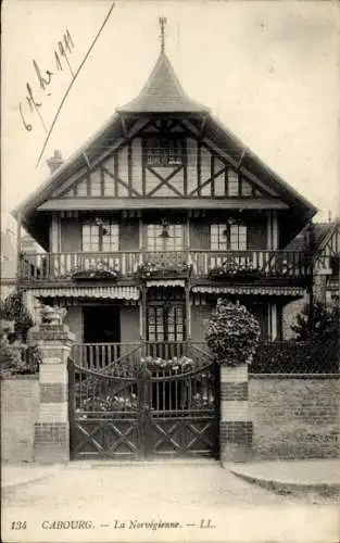 CPA Cabourg Calvados, Norvegienne