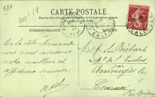 CPA Cabourg Calvados, Norvegienne