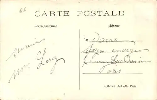 Ak Robinson Hauts de Seine, Esel mit Menschen