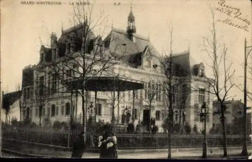 Ak Grand-Montrouge Hauts de Seine, Mairie