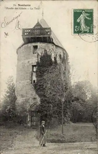 Ak Nanterre Hauts de Seine, Moulin des Gibets - La Tour