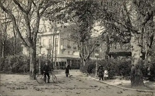 Ak Bois de Boulogne Hauts de Seine, Pavillon d'Armenonville