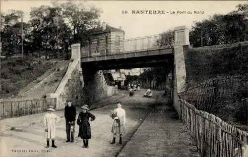 Ak Nanterre Hauts de Seine, Pont du Nord