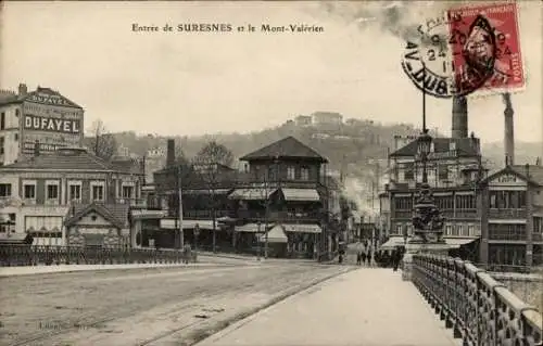 Ak Suresnes Hauts de Seine, Mont Valérien, Entrée