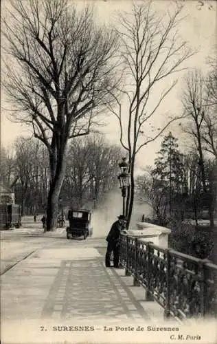 Ak Suresnes Hauts de Seine, Porte de Suresnes