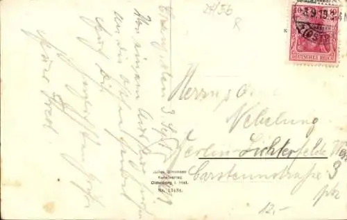 Ak Selenogradsk Ostseebad Cranz Ostpreußen, Seesteg mit Pension Meeresblick