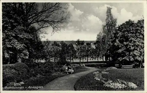 Ak Gussew Gumbinnen Ostpreußen, Anlagen