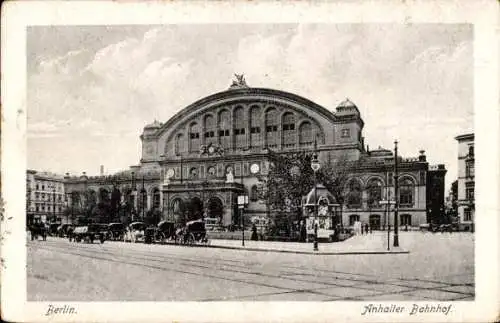 Ak Berlin Kreuzberg, Anhalter Bahnhof