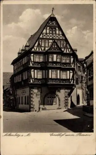 Ak Miltenberg am Main in Unterfranken, Gasthof zum Riesen