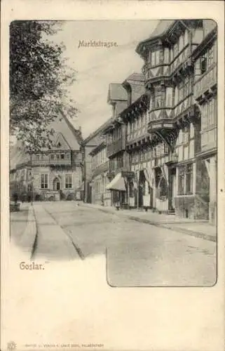 Ak Goslar am Harz, Marktstraße
