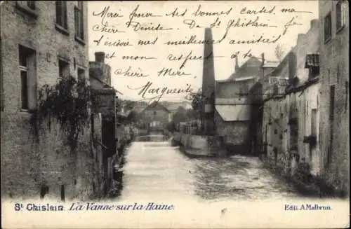 CPA Saint Ghislain Wallonie Hainaut, La Vanne sur la Haine