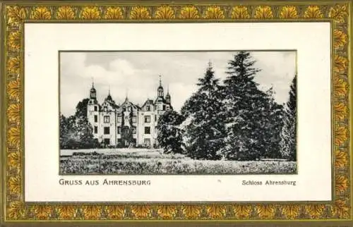 Passepartout Ak Ahrensburg in Holstein, Schloss