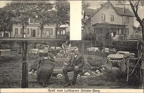 Ak Glinde in Schleswig Holstein, Glinder Berg, Sommergarten