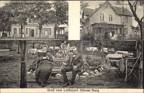 Ak Glinde in Schleswig Holstein, Glinder Berg, Sommergarten