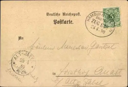 Litho Ahrensburg in Holstein, Hotel Restaurant Schadendorff, Schloss