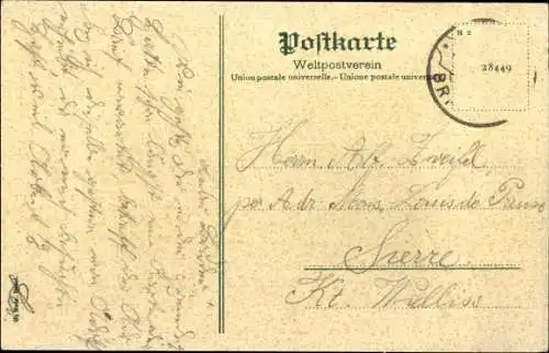 Buchstaben Ak Sankt Gallen Stadt Schweiz, Buchstabe G, Gesamtansicht mit Bodensee