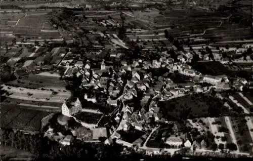 Ak Burkheim Vogtsburg im Kaiserstuhl, Fliegeraufnahme