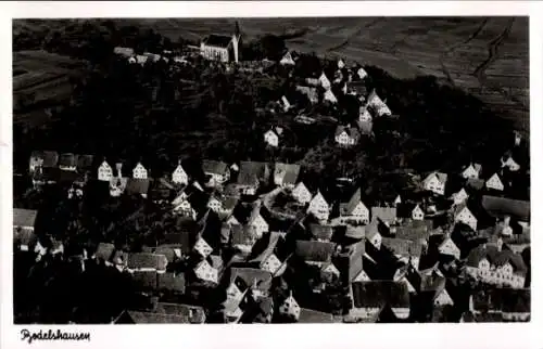 Ak Bodelshausen, Blick auf den Ort mit Umgebung, Feld