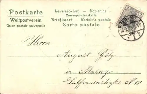 Präge Litho Stillleben, Kirschen, Zeitungspapier