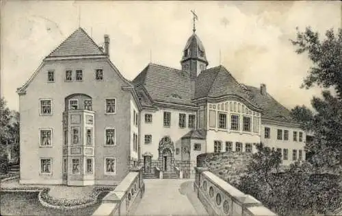 Ak Pegau in Sachsen, Neues Amtsgericht