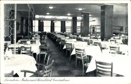 Ak Düsseldorf am Rhein, Löwenbräu Restaurant im Europahaus, Graf Adolf Straße 44