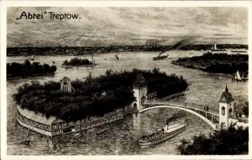 Ak Berlin Treptow, Abtei