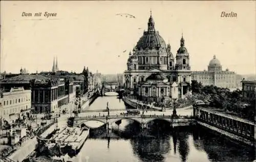 Ak Berlin Mitte, Dom, Brücke