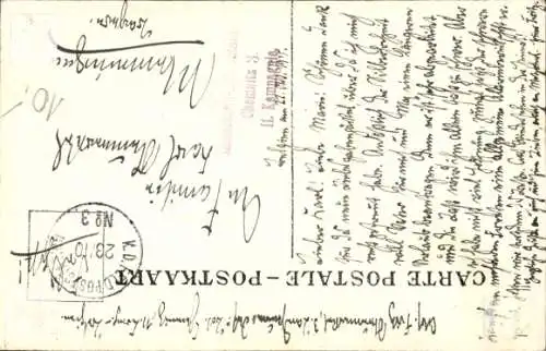 Ak Kieldrecht Beveren Ostflandern, Kerkweg