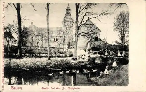 Ak Zeven in Niedersachsen, Sankt-Uttikirche