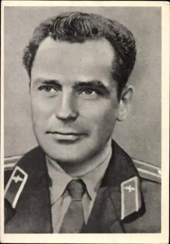 Ak Kosmonaut German Stepanowitsch Titow, Porträt
