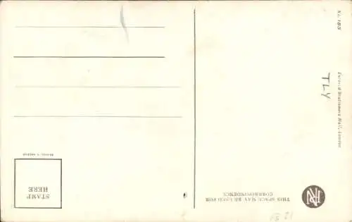 Künstler Ak Fisher, Harrison, Miss Knickerbocker