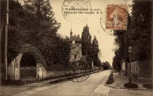 Ak Vaucresson Hauts de Seine, Atenue du Clos-Toutain