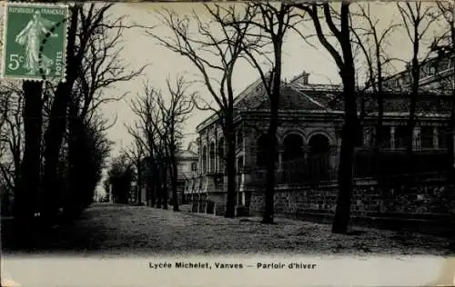 Ak Vanves Hauts de Seine, Lycée Michelet, Parloir d'hiver