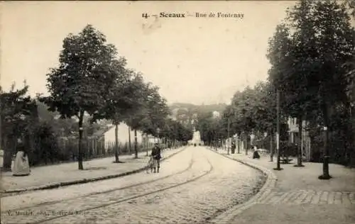 Ak Sceaux Haut de Seine, Rue de Fontenay
