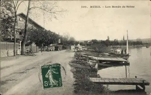 Ak Rueil Hauts-de-Seine, Les Bords de Seine