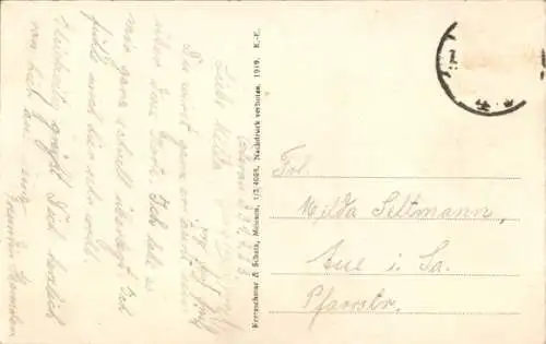 Ak Chemnitz in Sachsen, Synagoge