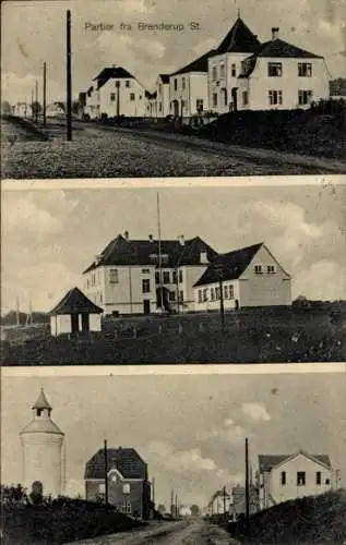 Ak Brenderup Dänemark, Ortsansichten, Straßenpartie