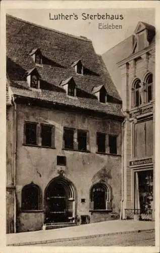 Ak Lutherstadt Eisleben, Luther's Sterbehaus