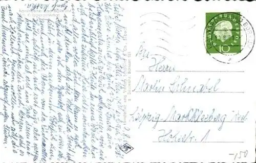 Ak Insel Borkum Ostfriesland, Upolmhof, Am Kriegerdenkmal, Leuchtturm