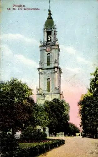 Ak Potsdam, Kgl. Hof- und Garnsionkirche