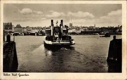 Ak Gaarden Kiel in Schleswig Holstein, Fähre