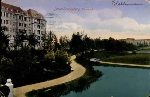 Ak Berlin Schöneberg, Stadtpark
