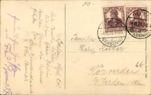 Ak Berlin Schöneberg, Stadtpark