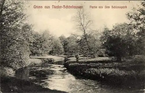 Ak Berlin Pankow Niederschönhausen, Schlosspark