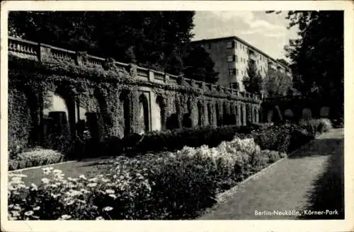Ak Berlin Neukölln, Körnerpark