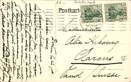 Ak Berlin Zehlendorf Nikolassee, Insel Lindwerder, Havel