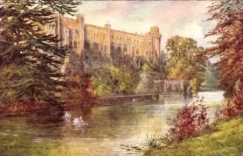 Künstler Ak Warwick Warwickshire England, Schloss Warwick