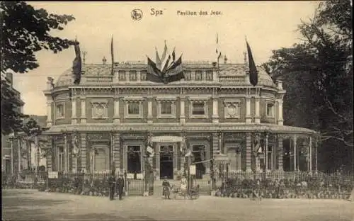 CPA Spa Wallonie Liège, Pavillon des Jeux