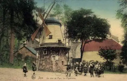 CPA Spa Wallonie Liège, Un coin du Parc,
